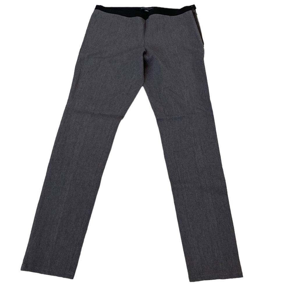 Banana Republic Stretch Size 8 Imported Dry Clean Gray Zipper Side 2 Pockets